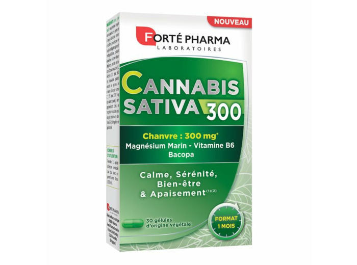 Cannabis Sativa 300 30 gélules Forté Pharma