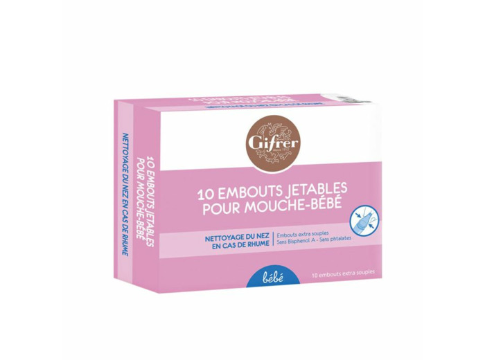 Recharge 10 embouts mouche-bebe x10 embouts Gifrer