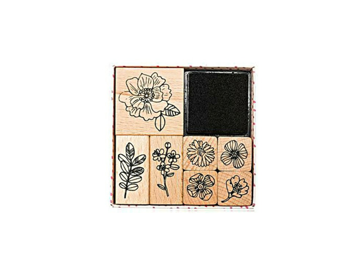 Lot de tampons Hygge Fleurs - Rico Design