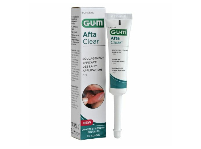 GUM AFTACLEAR GEL 10ML