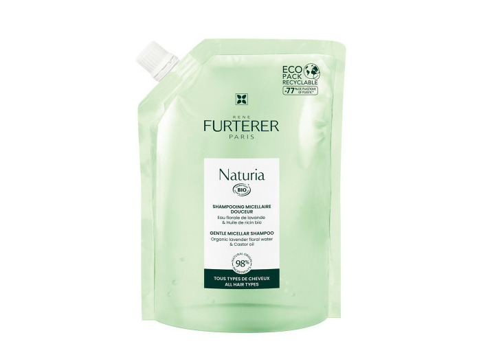 Eco Recharge Shampooing micellaire douceur bio 400ml Naturia René Furterer