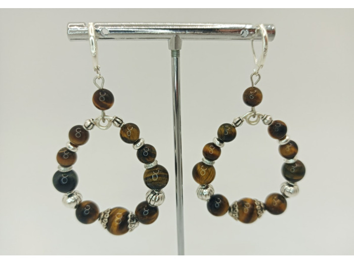 B.O. œil de tigre/argenté