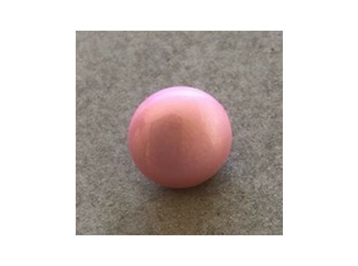 Bouton pastille rose 10 mm