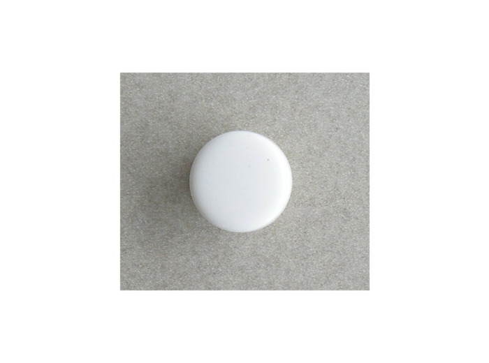 Bouton pastille blanc