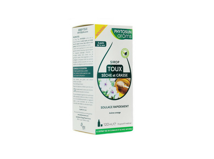 Aroms Sirop Toux Seche Et Grasse 120ml Phytosun Aroms