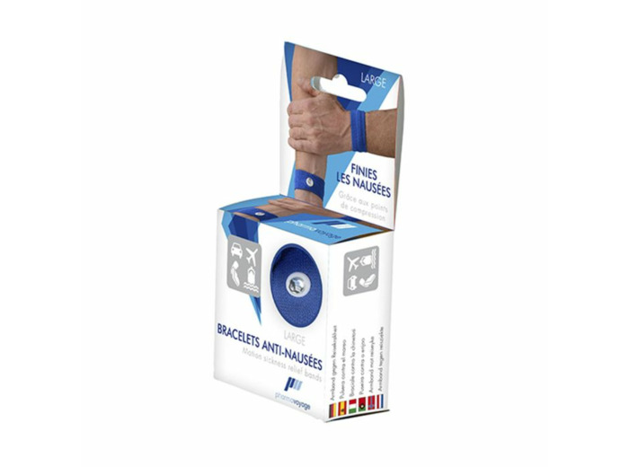 Bracelets Anti-nausees Large Adultes Bleu La Paire Pharmavoyage