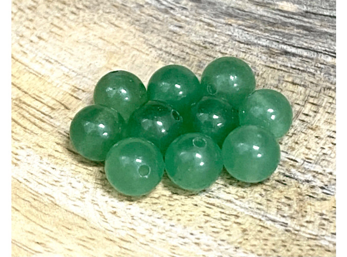 PERLES AVENTURINE VERTE
