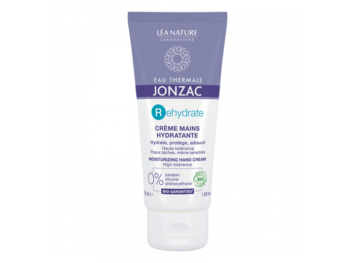 Creme Mains Ultra Hydratante Bio Rehydrate Peaux Seches 50ml Eau thermale Jonzac
