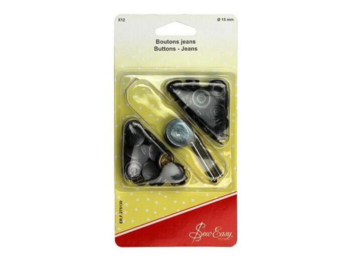 Boutons pressions bronze 15 mm