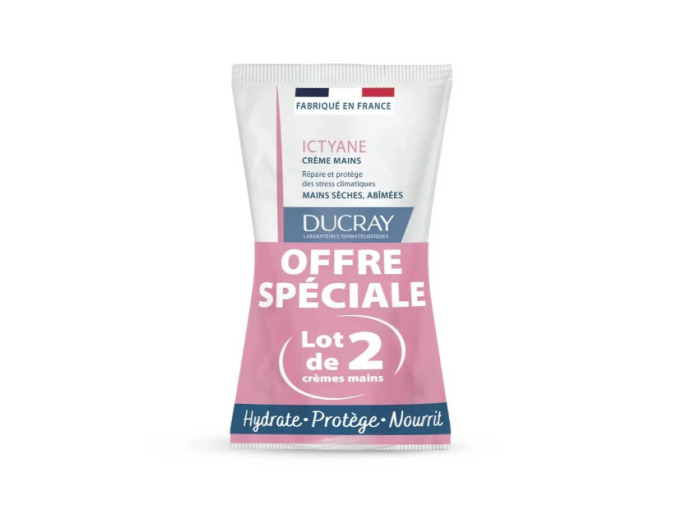 DUCRAY ICTYANE DUO CR MAINS 2X50ML