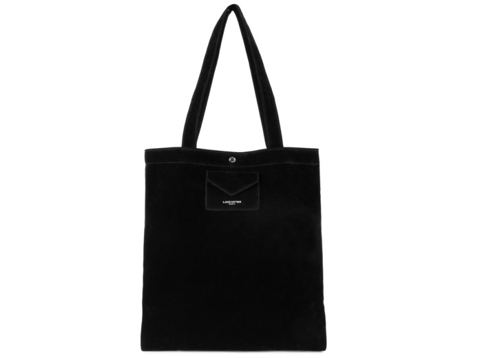 Lancaster Suedine KBA Tote Bag 518-061 Noir