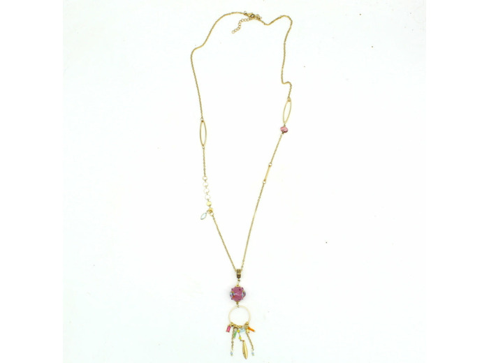 Collier long pampilles Yuna