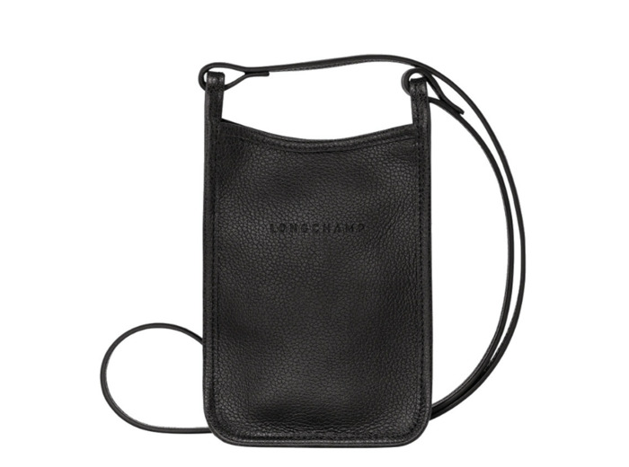 Longchamp Le Foulonné Etui téléphone Noir