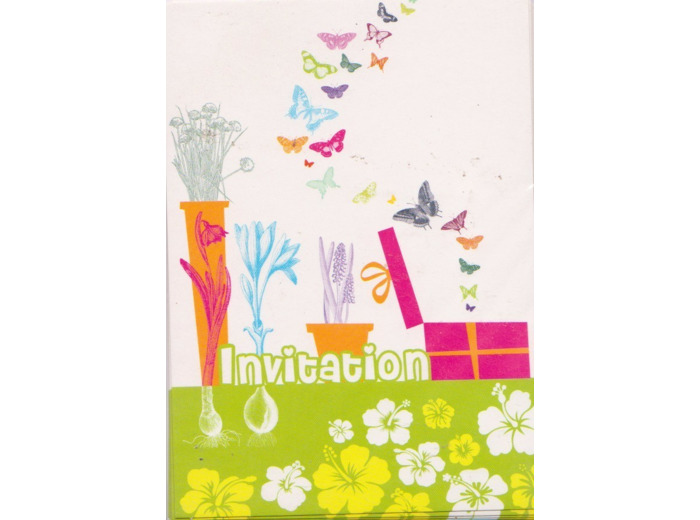 Cartons d'invitation "Papillons"