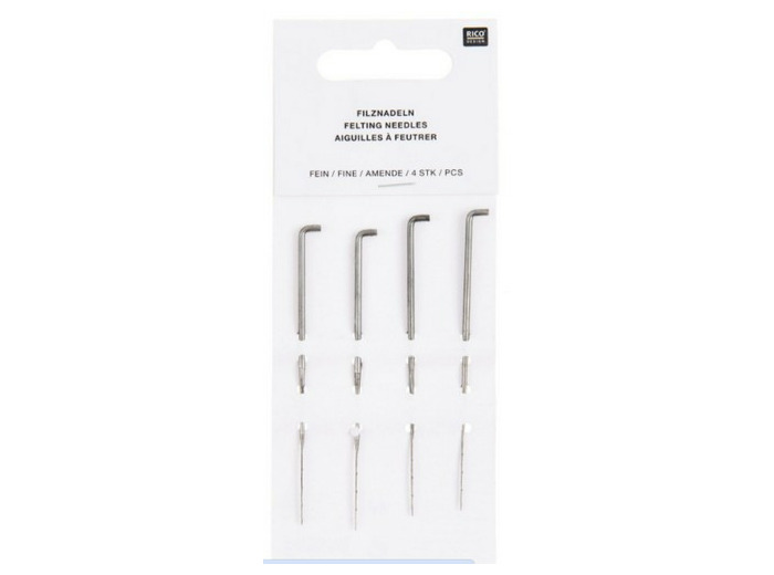Aiguilles de feutrage fines Rico design