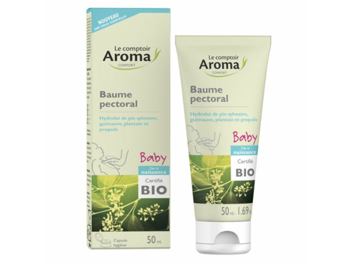 Baume Pectoral Baby Bio 50ml Le Comptoir Aroma
