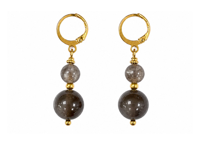 BOUCLES NYX PIERRE DE LUNE NOIRE
