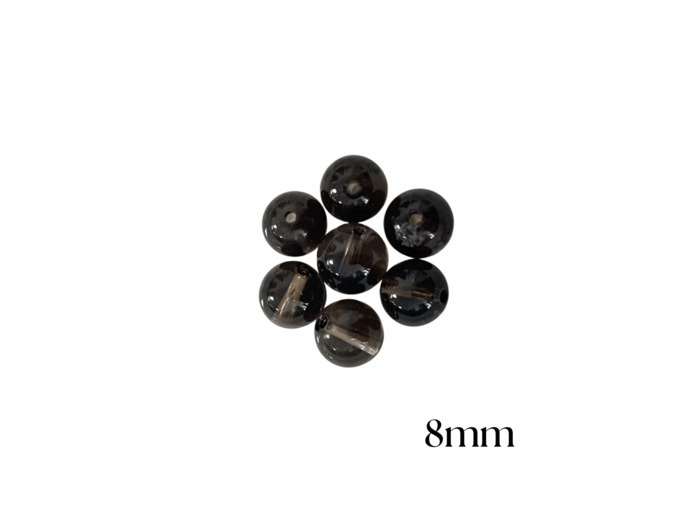 PERLES QUARTZ FUMÉ