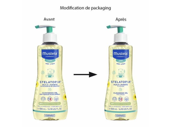 Huile Lavante Stelatopia Peau A Tendance Atopique 500ml Mustela