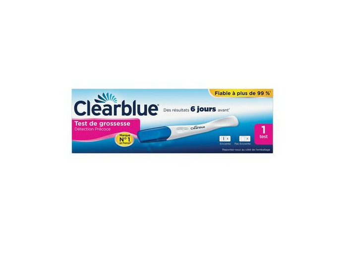 Test De Grossesse 1 test Detection Precoce Clear Blue