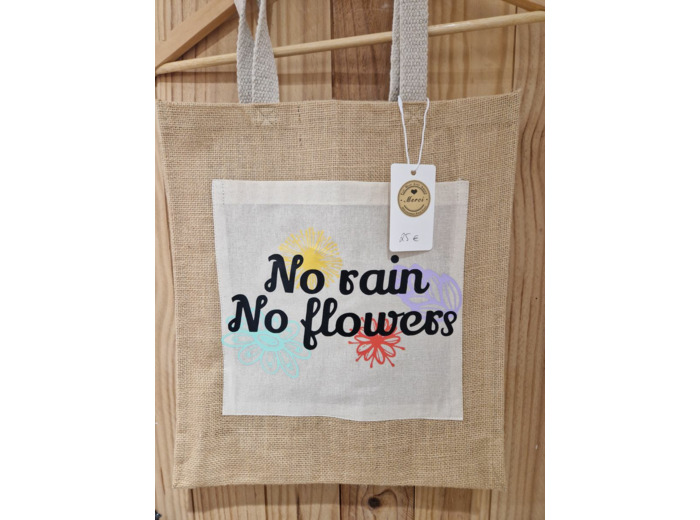 Sac shopping jute