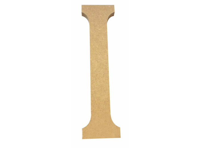 Lettre "I" Mdf - Hauteur : 220 mm