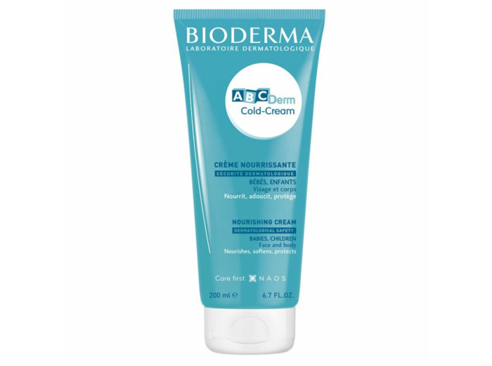 Cold Cream bébé 200ml Abcderm Crème visage et corps Bioderma