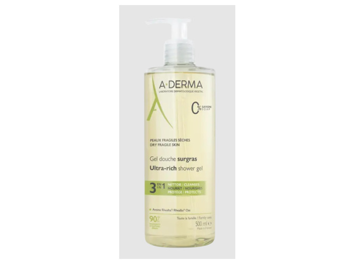 A-DERMA GEL DOUCHE SURGRAS 500ML