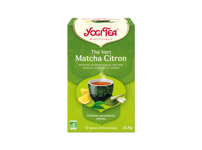 YOGI TEA THE VERT MATCHA CITRON SACH17