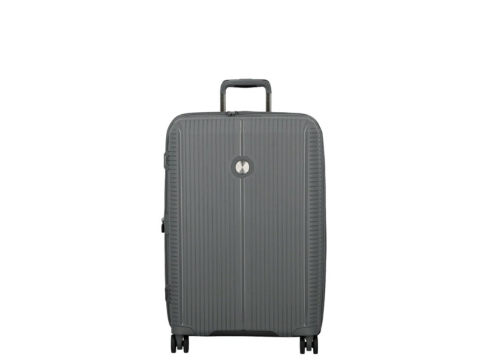 Jump Sondo Valise 67Cm Extensible Rigide 4 Roues Gris