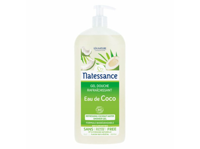 NATESSANCE GEL DCH EAU COCO RAFRAICHIS 1L