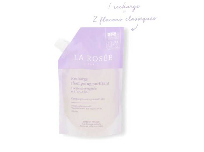 LA ROSEE RECH SHP PURIFIANT KERATIN 400ML