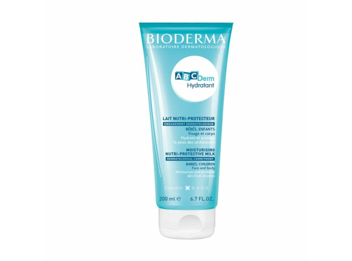 Soin Hydratant Corps et Visage 200ml Abcderm Bonne Tolérance Bioderma