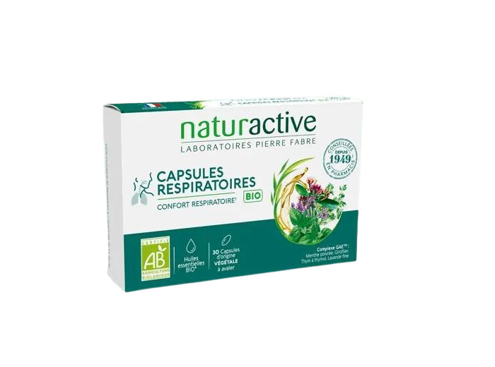 NATURACTIVE CAPSULES RESPIRATOIRES GAE 30