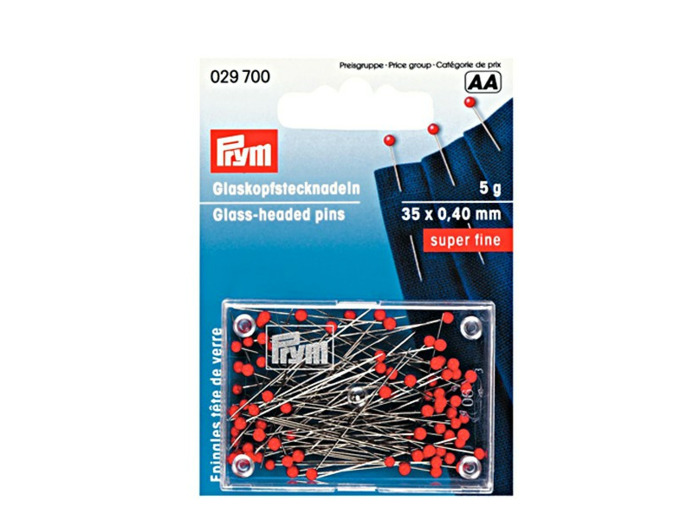 Épingles tête de verre super fine Prym