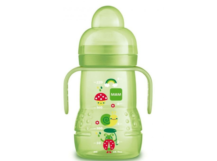 MAM BIB TRANS UNI BEC SIL 220ML