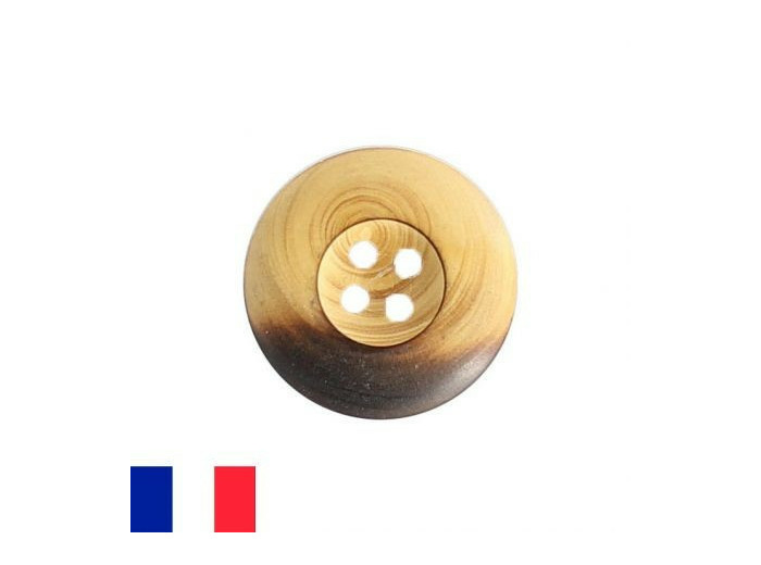 Bouton en bois 14 mm 4 trous