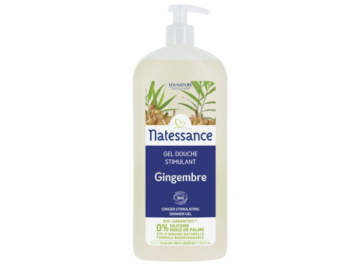 Gel Douche Gingembre Stimulant Bio 1l Natessance