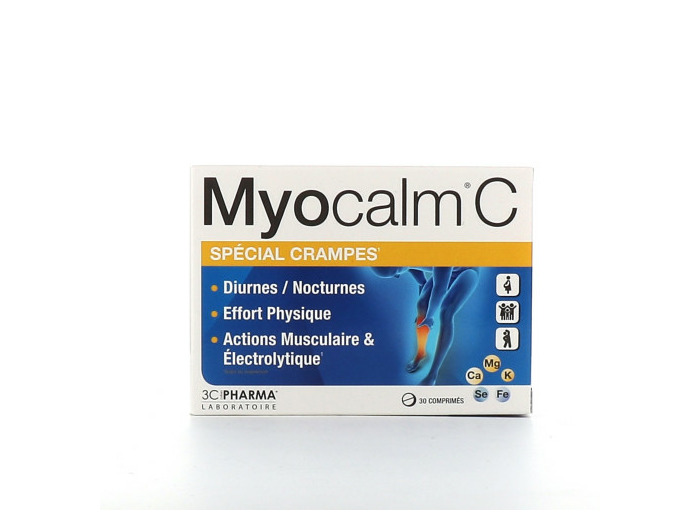 3C PHARMA MYOCALMC CRAMPES BTE30 CPR