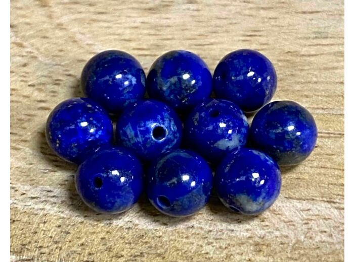 Perle 6mm Lapis lazuli