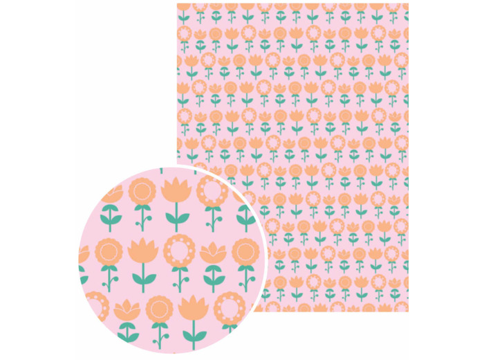 Papier "Gluepatch" - Tulipe