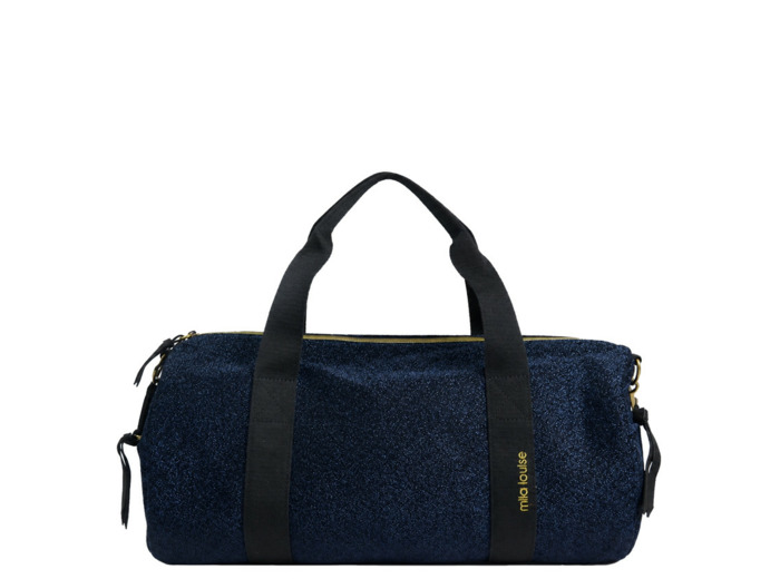 Mila Louise Bowling S Sac Bowling Souple Et Brillant Bleu Dark