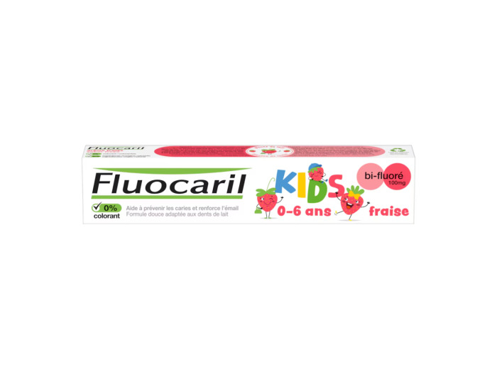 FLUOCARIL DENT KIDS 0/6AN GEL FRAISE 50ML
