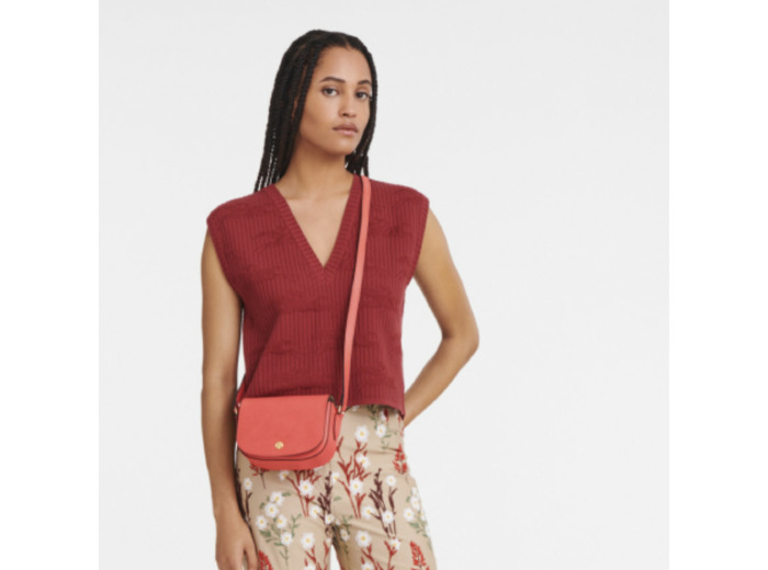 Longchamp Epure Sac Porté Travers Fraise