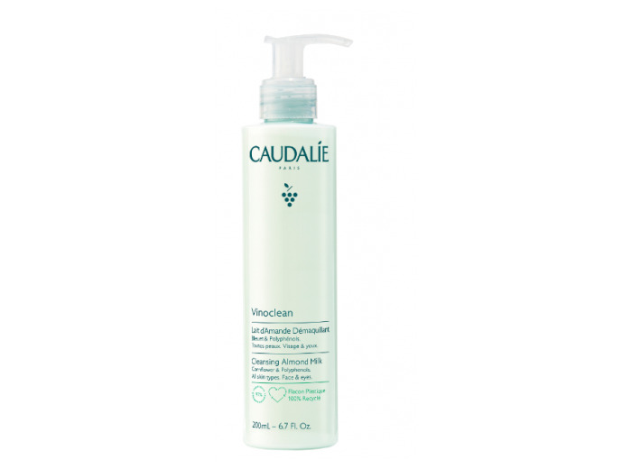 Lait d'Amande Démaquillant 200ml Vinoclean Visage Et Yeux Caudalie