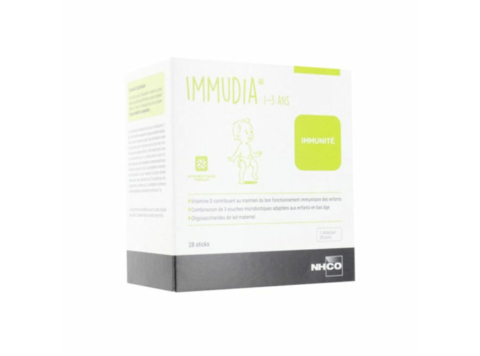 Immudia 1-3 ans 28 sticks Optimage Nhco Nutrition