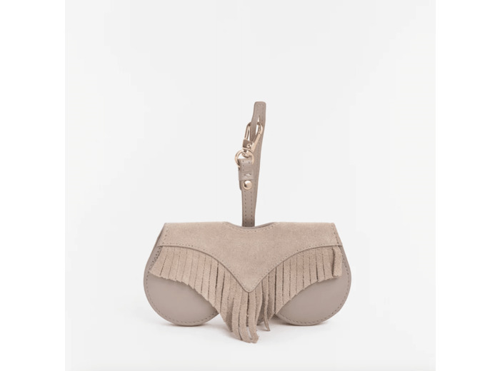 Etui à lunettes - SunCover - Taupe Fringes