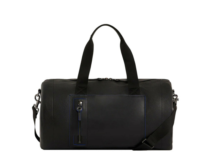 Le Tanneur Alexis Sac de voyage 24h Cuir Noir