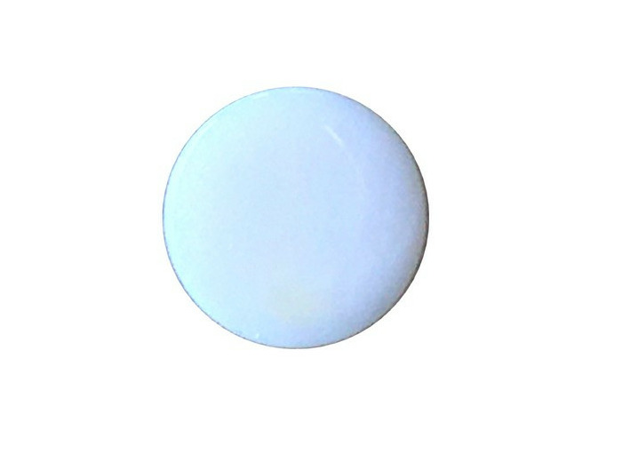 Bouton pastille bleu ciel 10 mm