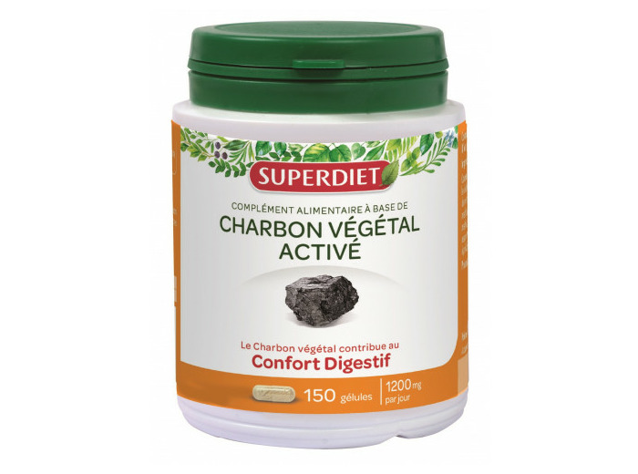 Charbon Vegetal 150 Gelules Superdiet
